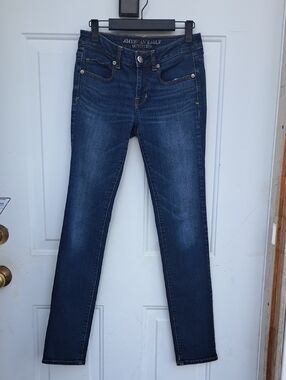 American Eagle Outfitters Dark Blue Skinny Jeans